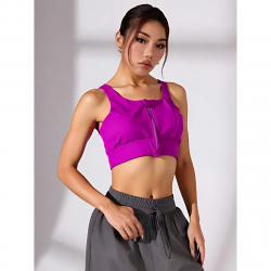 Zipper Bra