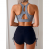 Zipper Bra