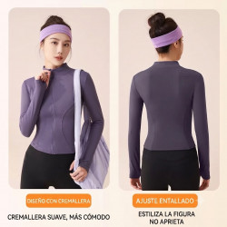 Chaqueta Fit Felpada